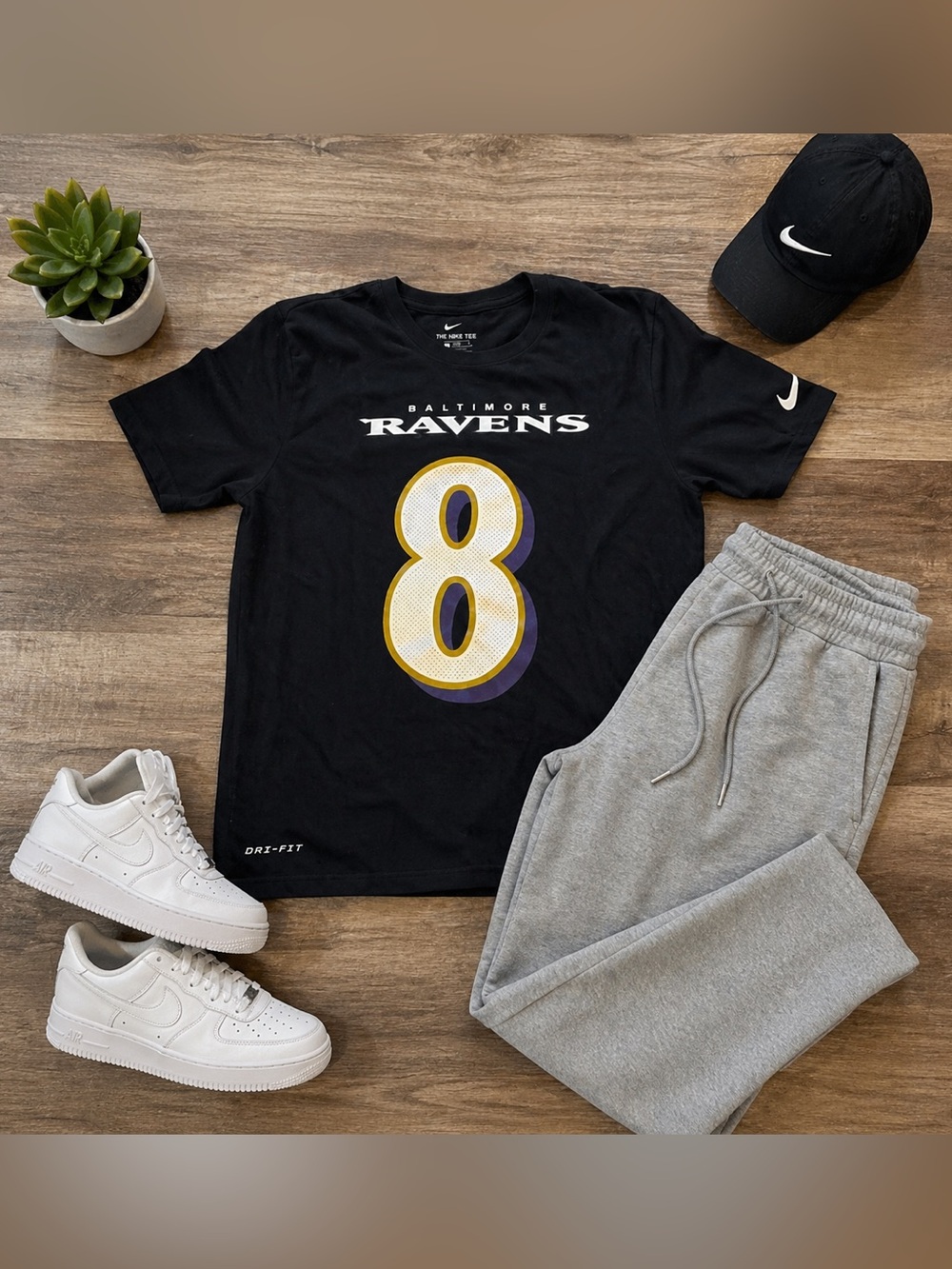 Lamar Jackson #8 Ravens NFL SHIRT